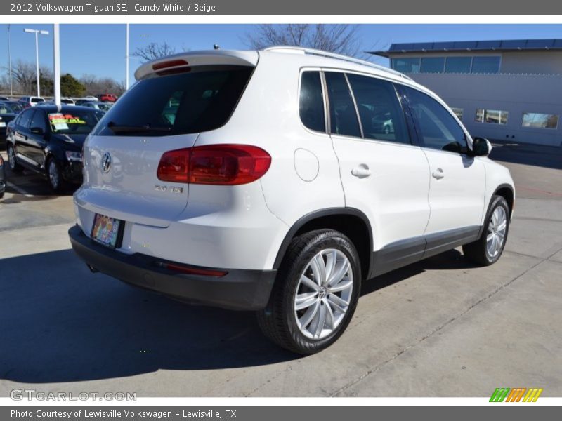 Candy White / Beige 2012 Volkswagen Tiguan SE