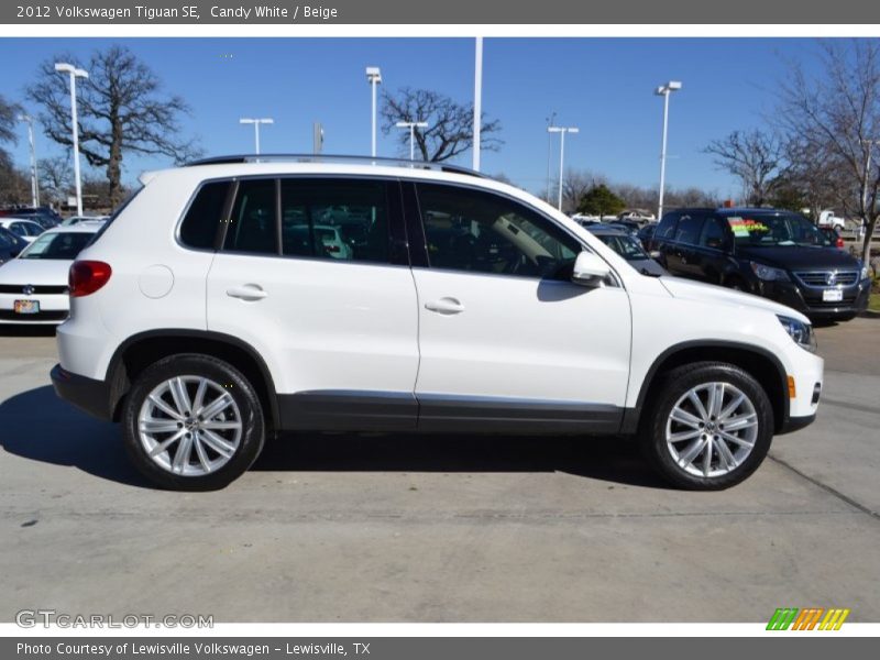 Candy White / Beige 2012 Volkswagen Tiguan SE