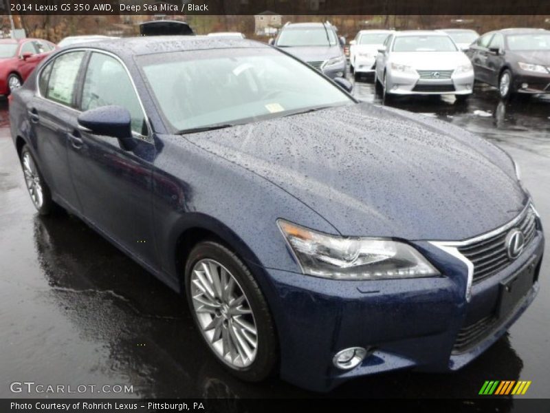 Deep Sea Mica / Black 2014 Lexus GS 350 AWD