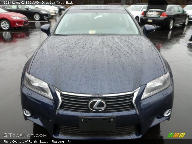 Deep Sea Mica / Black 2014 Lexus GS 350 AWD