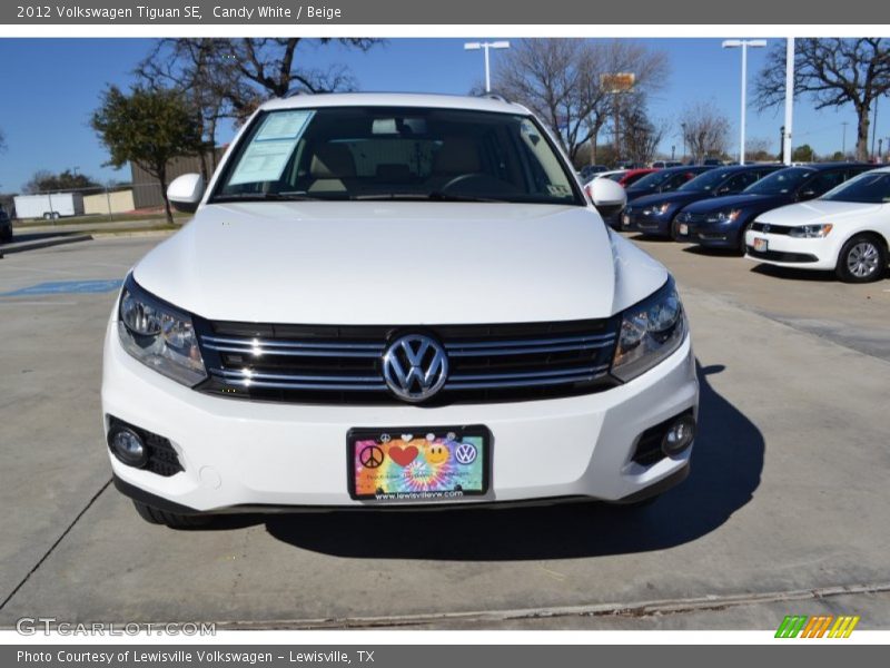 Candy White / Beige 2012 Volkswagen Tiguan SE