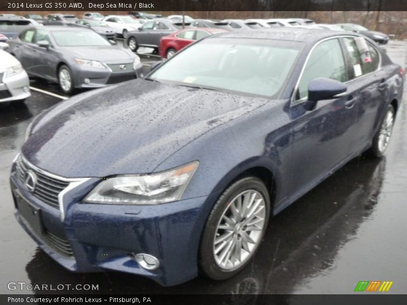 Deep Sea Mica / Black 2014 Lexus GS 350 AWD