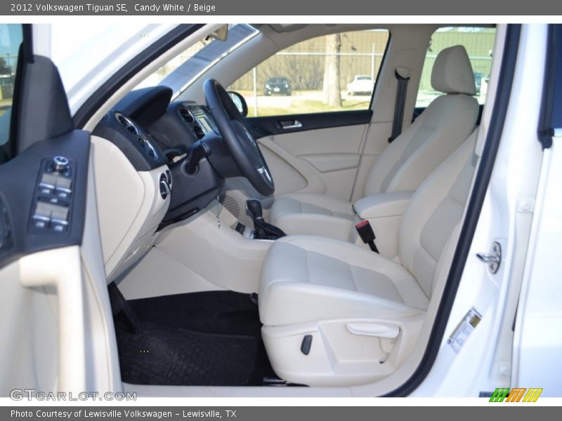 Candy White / Beige 2012 Volkswagen Tiguan SE