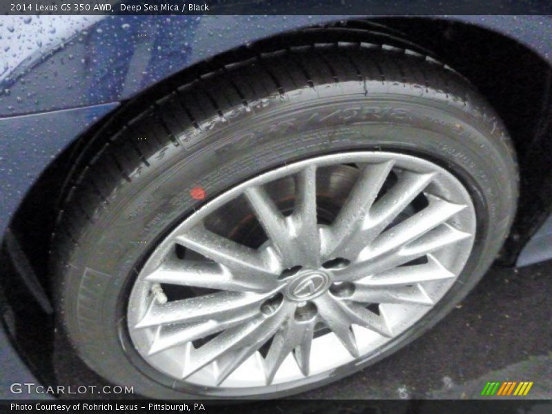 Deep Sea Mica / Black 2014 Lexus GS 350 AWD