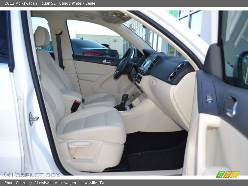 Candy White / Beige 2012 Volkswagen Tiguan SE