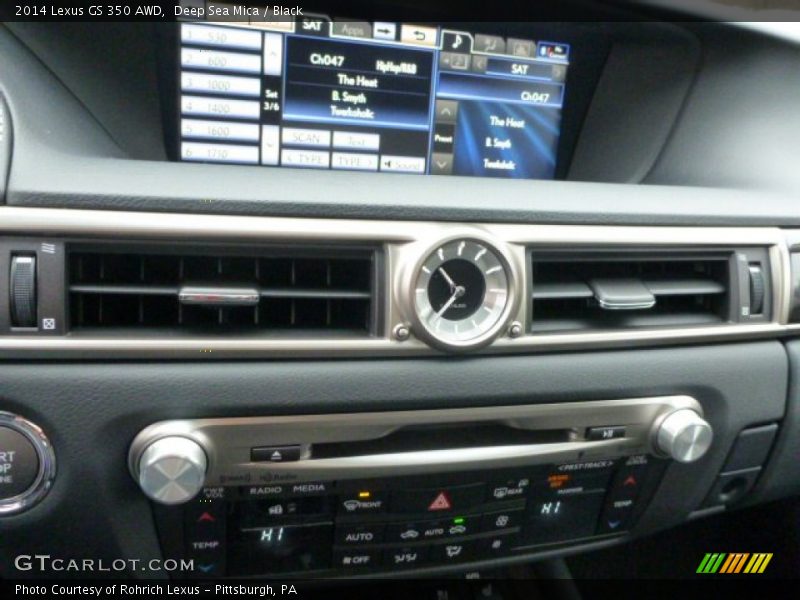 Deep Sea Mica / Black 2014 Lexus GS 350 AWD