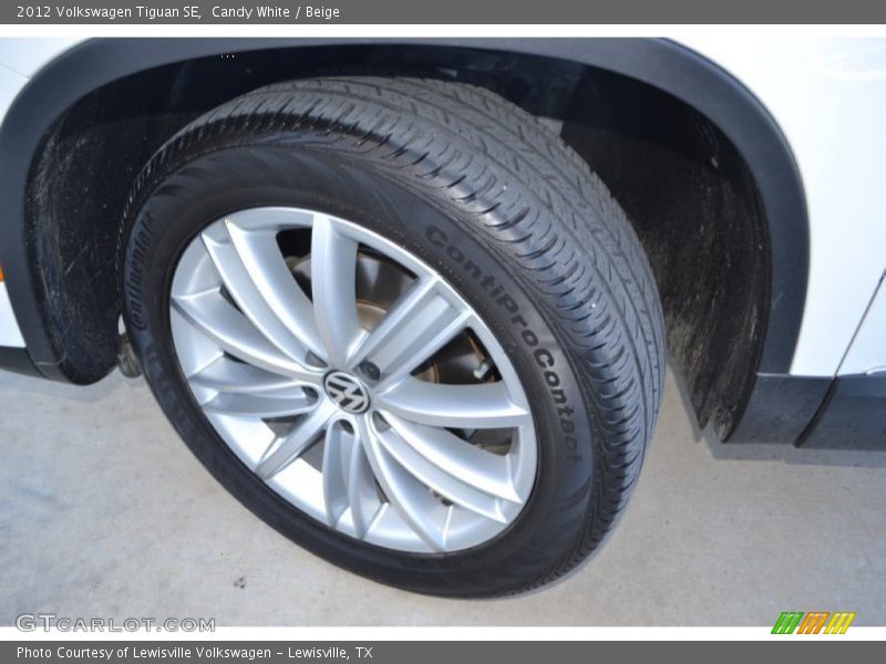 Candy White / Beige 2012 Volkswagen Tiguan SE