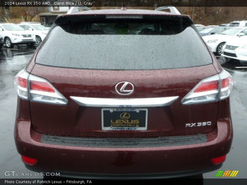 Claret Mica / Lt. Gray 2014 Lexus RX 350 AWD