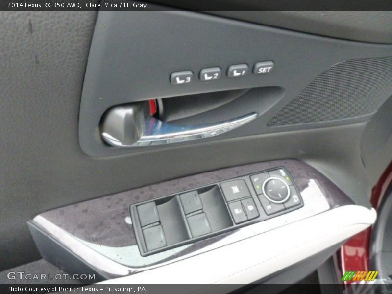 Claret Mica / Lt. Gray 2014 Lexus RX 350 AWD