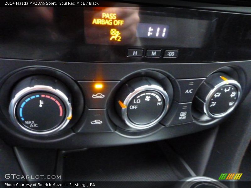 Soul Red Mica / Black 2014 Mazda MAZDA6 Sport