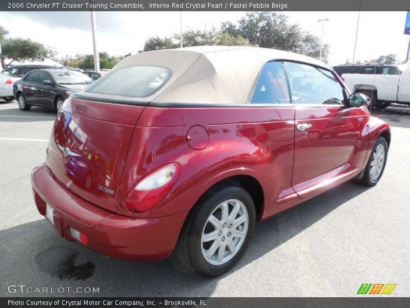 Inferno Red Crystal Pearl / Pastel Pebble Beige 2006 Chrysler PT Cruiser Touring Convertible
