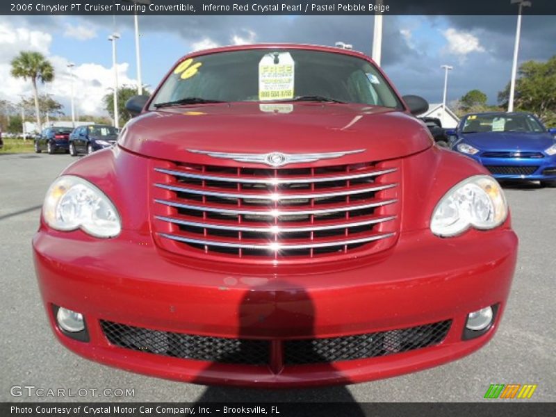 Inferno Red Crystal Pearl / Pastel Pebble Beige 2006 Chrysler PT Cruiser Touring Convertible