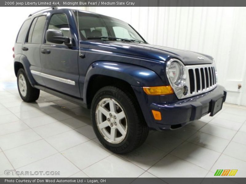 Midnight Blue Pearl / Medium Slate Gray 2006 Jeep Liberty Limited 4x4