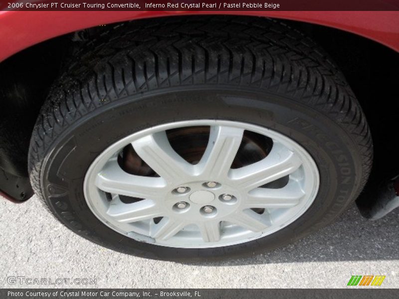 Inferno Red Crystal Pearl / Pastel Pebble Beige 2006 Chrysler PT Cruiser Touring Convertible