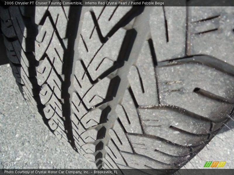 Inferno Red Crystal Pearl / Pastel Pebble Beige 2006 Chrysler PT Cruiser Touring Convertible