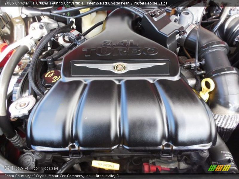 Inferno Red Crystal Pearl / Pastel Pebble Beige 2006 Chrysler PT Cruiser Touring Convertible