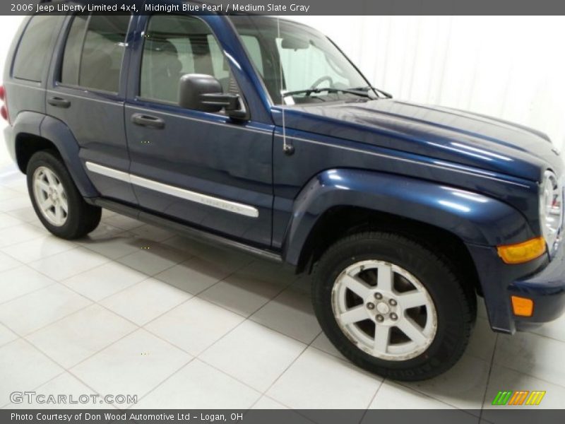 Midnight Blue Pearl / Medium Slate Gray 2006 Jeep Liberty Limited 4x4