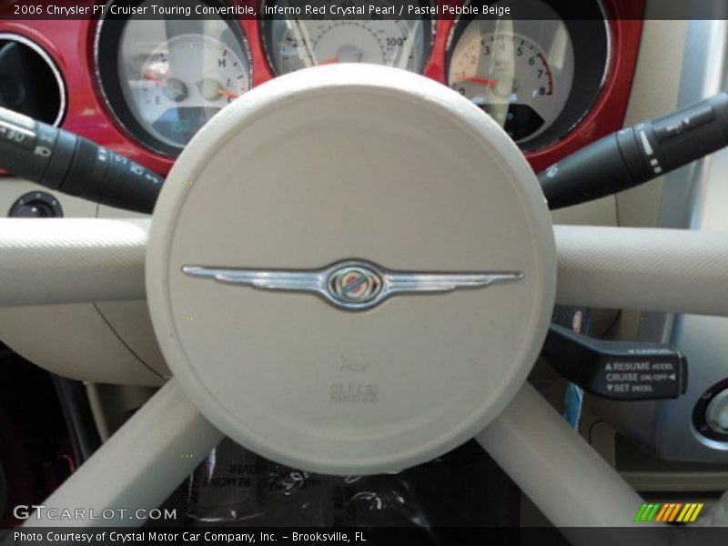 Inferno Red Crystal Pearl / Pastel Pebble Beige 2006 Chrysler PT Cruiser Touring Convertible
