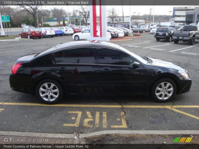 Super Black / Charcoal Black 2008 Nissan Maxima 3.5 SE