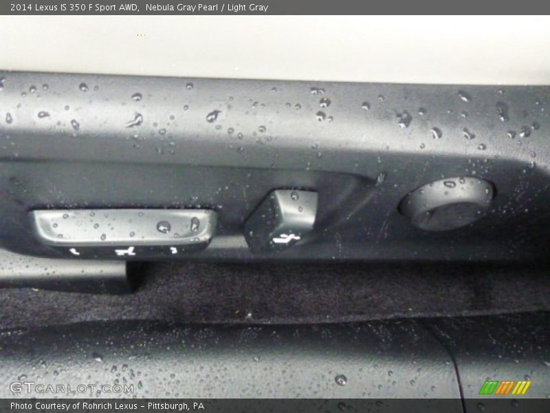 Nebula Gray Pearl / Light Gray 2014 Lexus IS 350 F Sport AWD