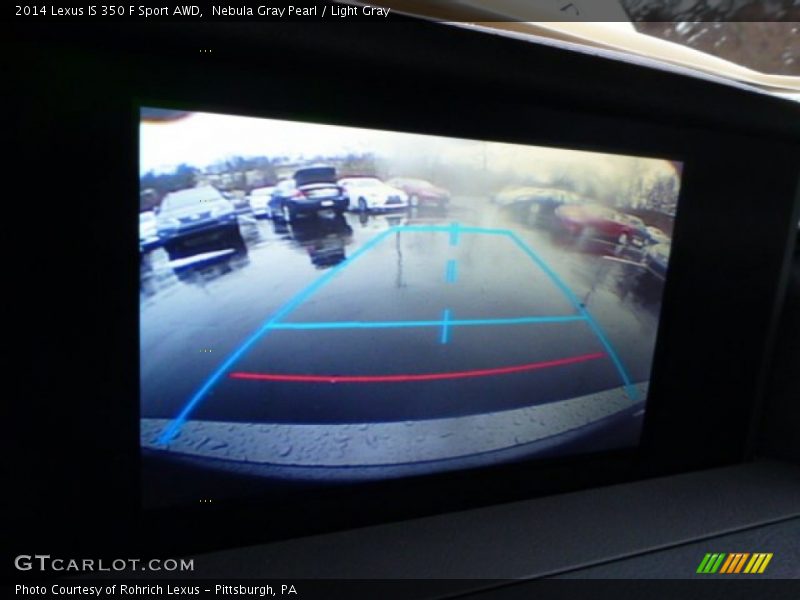 Nebula Gray Pearl / Light Gray 2014 Lexus IS 350 F Sport AWD