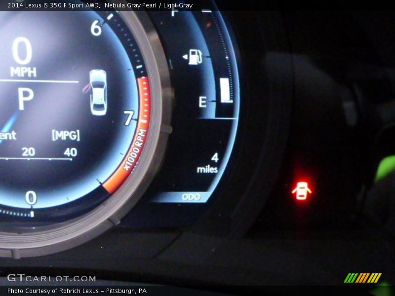 Nebula Gray Pearl / Light Gray 2014 Lexus IS 350 F Sport AWD