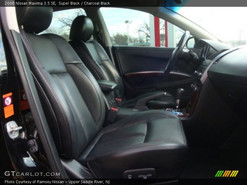 Super Black / Charcoal Black 2008 Nissan Maxima 3.5 SE