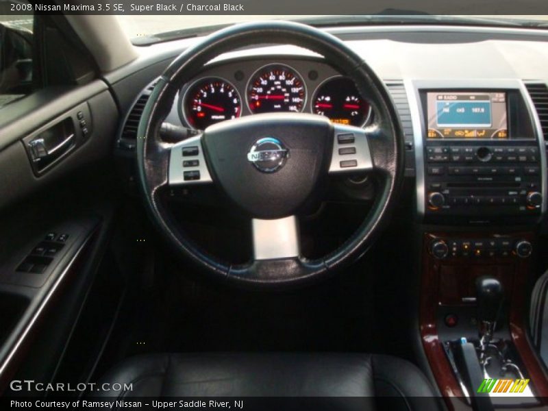 Super Black / Charcoal Black 2008 Nissan Maxima 3.5 SE