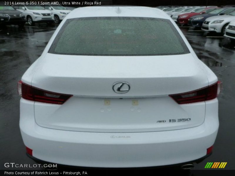 Ultra White / Rioja Red 2014 Lexus IS 350 F Sport AWD