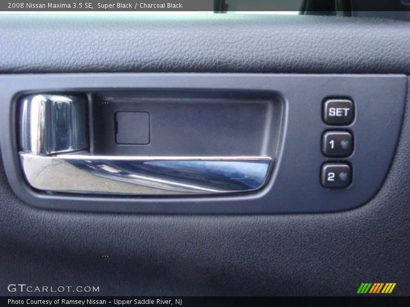 Super Black / Charcoal Black 2008 Nissan Maxima 3.5 SE