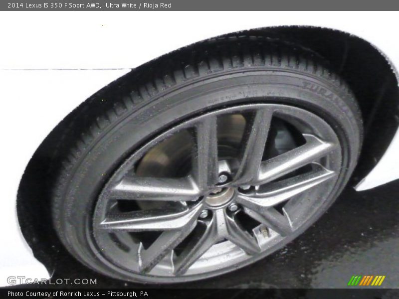 Ultra White / Rioja Red 2014 Lexus IS 350 F Sport AWD