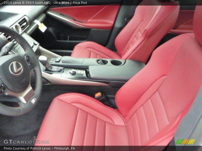 Front Seat of 2014 IS 350 F Sport AWD