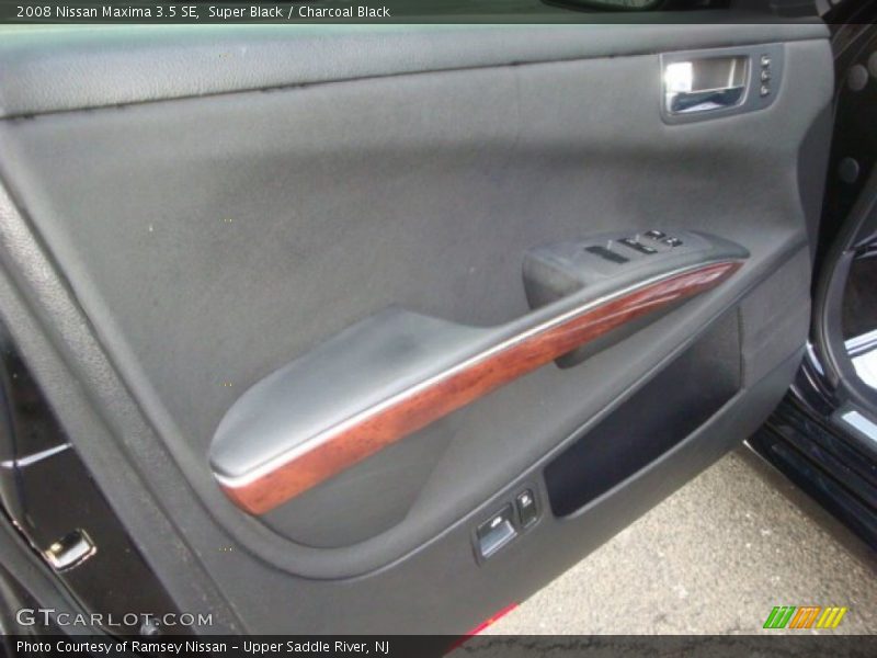 Super Black / Charcoal Black 2008 Nissan Maxima 3.5 SE