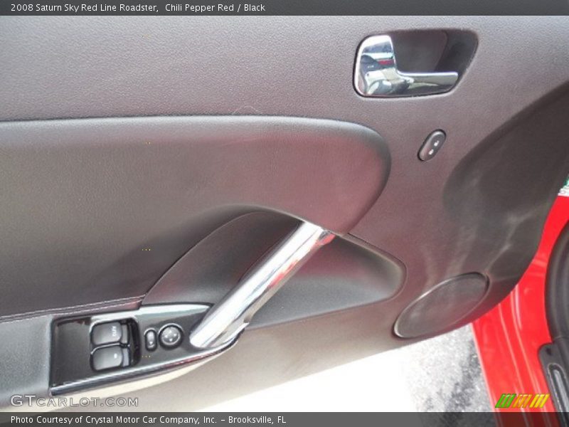 Chili Pepper Red / Black 2008 Saturn Sky Red Line Roadster