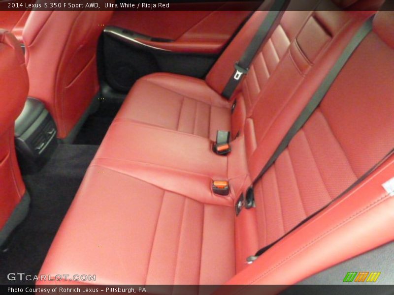 Ultra White / Rioja Red 2014 Lexus IS 350 F Sport AWD