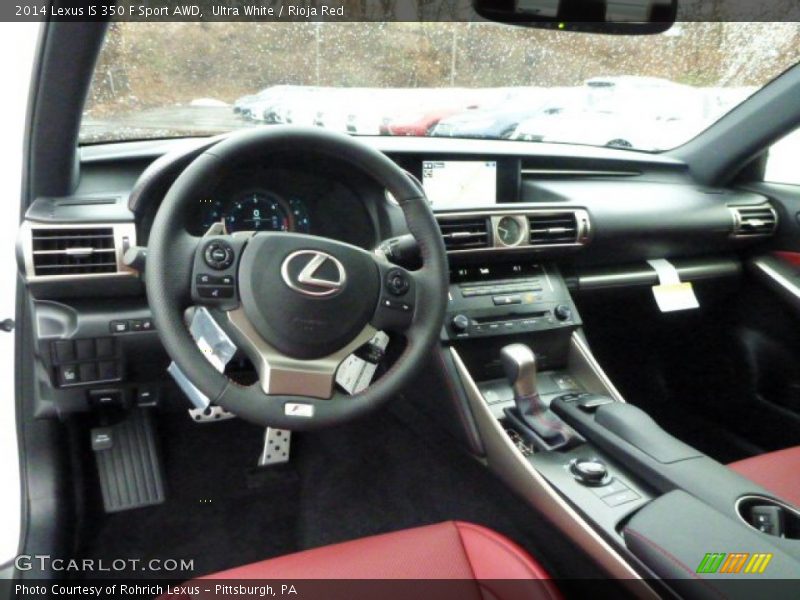  2014 IS 350 F Sport AWD Rioja Red Interior