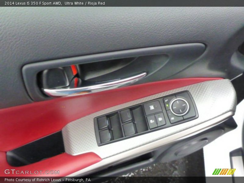 Ultra White / Rioja Red 2014 Lexus IS 350 F Sport AWD