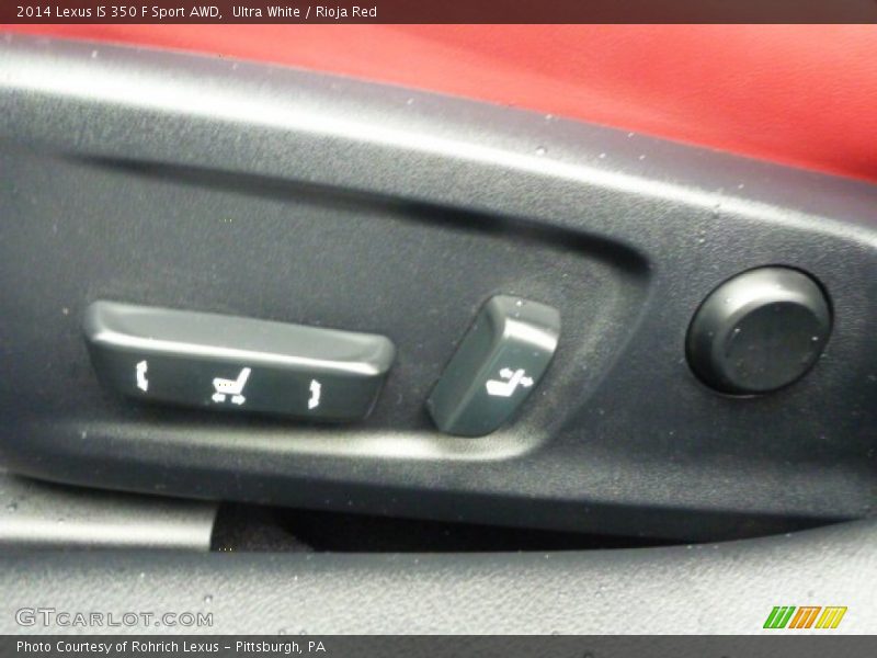 Ultra White / Rioja Red 2014 Lexus IS 350 F Sport AWD