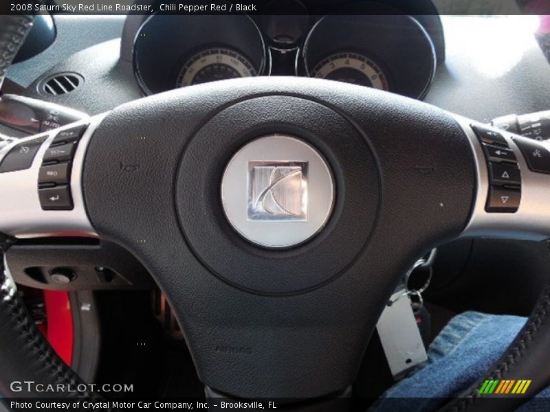 Chili Pepper Red / Black 2008 Saturn Sky Red Line Roadster