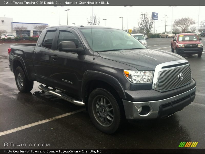 Magnetic Gray Metallic / Black 2011 Toyota Tundra X-SP Double Cab