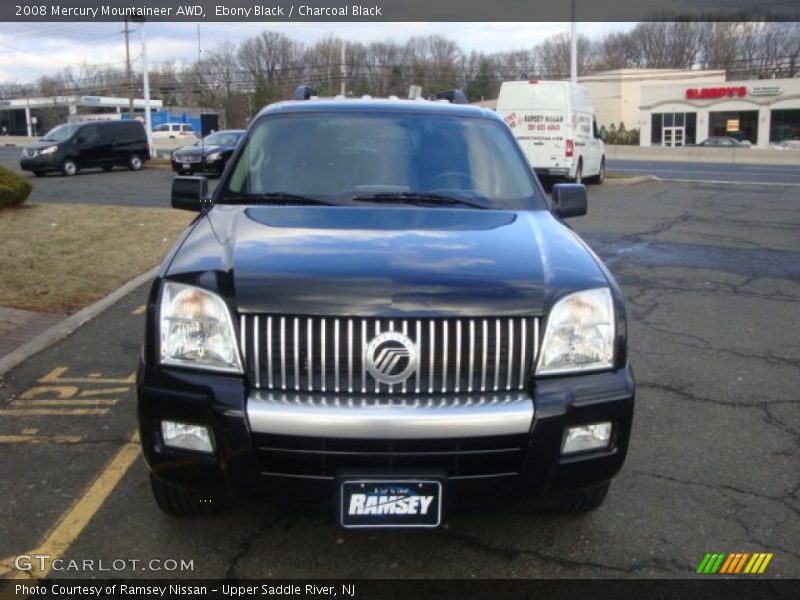 Ebony Black / Charcoal Black 2008 Mercury Mountaineer AWD