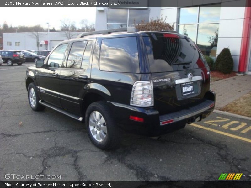 Ebony Black / Charcoal Black 2008 Mercury Mountaineer AWD