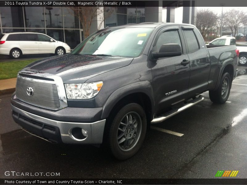 Magnetic Gray Metallic / Black 2011 Toyota Tundra X-SP Double Cab