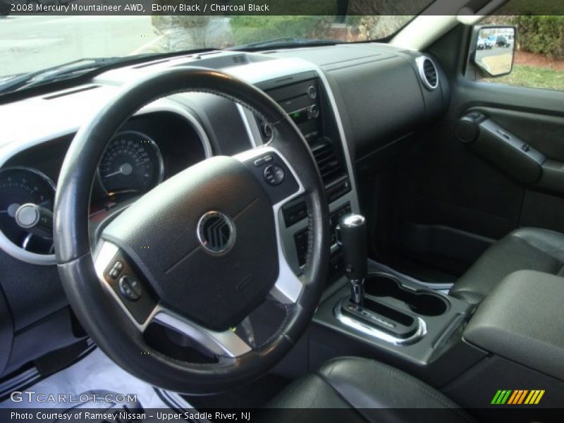 Ebony Black / Charcoal Black 2008 Mercury Mountaineer AWD