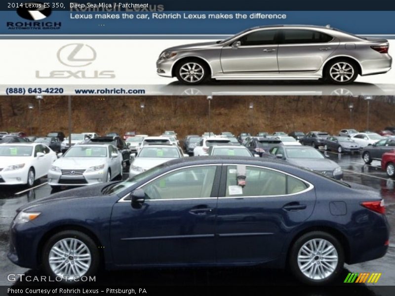 Deep Sea Mica / Parchment 2014 Lexus ES 350
