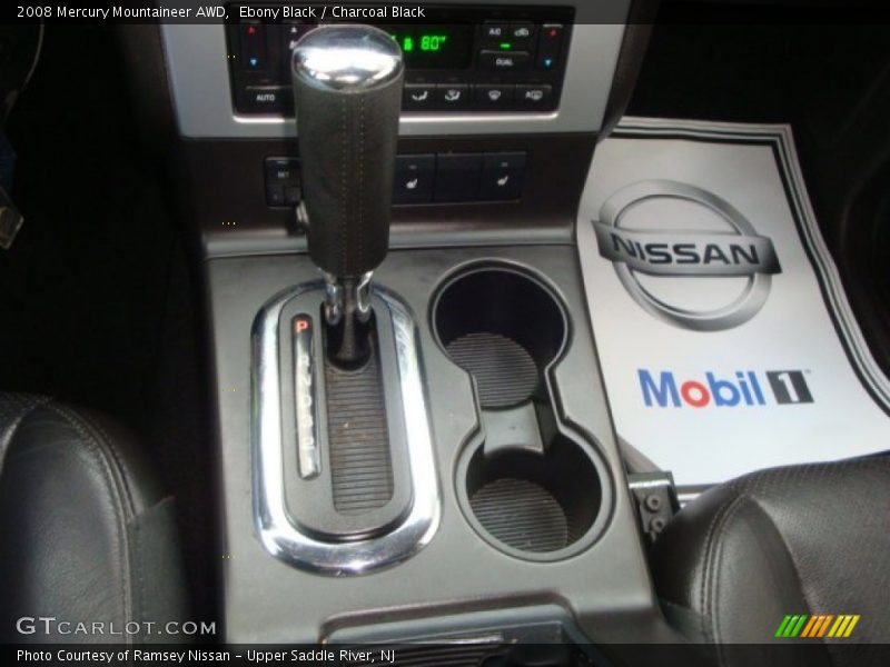Ebony Black / Charcoal Black 2008 Mercury Mountaineer AWD