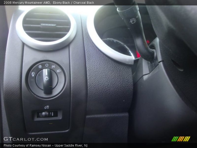 Ebony Black / Charcoal Black 2008 Mercury Mountaineer AWD
