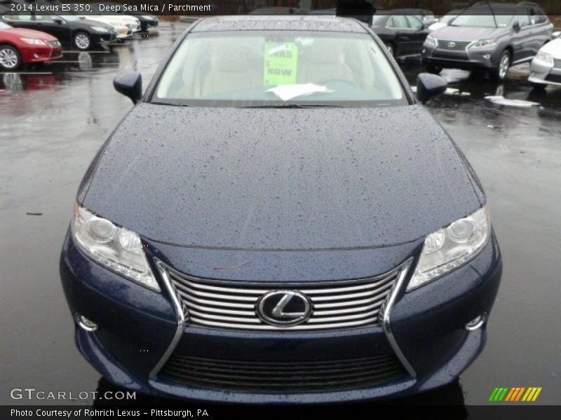 Deep Sea Mica / Parchment 2014 Lexus ES 350