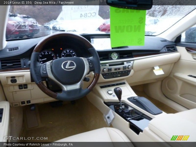 Deep Sea Mica / Parchment 2014 Lexus ES 350
