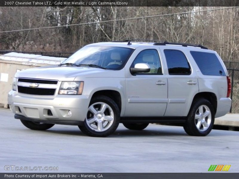 Gold Mist Metallic / Light Cashmere/Ebony 2007 Chevrolet Tahoe LTZ